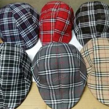 TOPI PET KOTAK-KOTAK COPET PELUKIS SUTRADARA BARET PRIA DAN WANITA