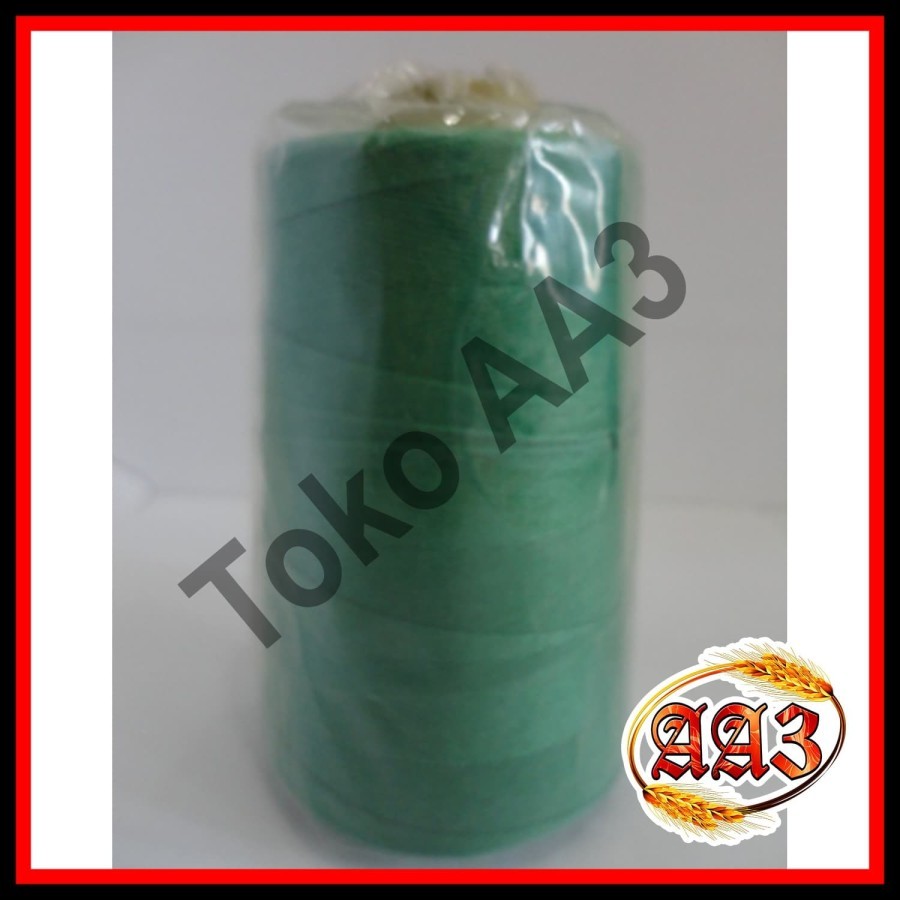 tokokarungaa3 Benang jahit karung plastik beras warna hijau tua