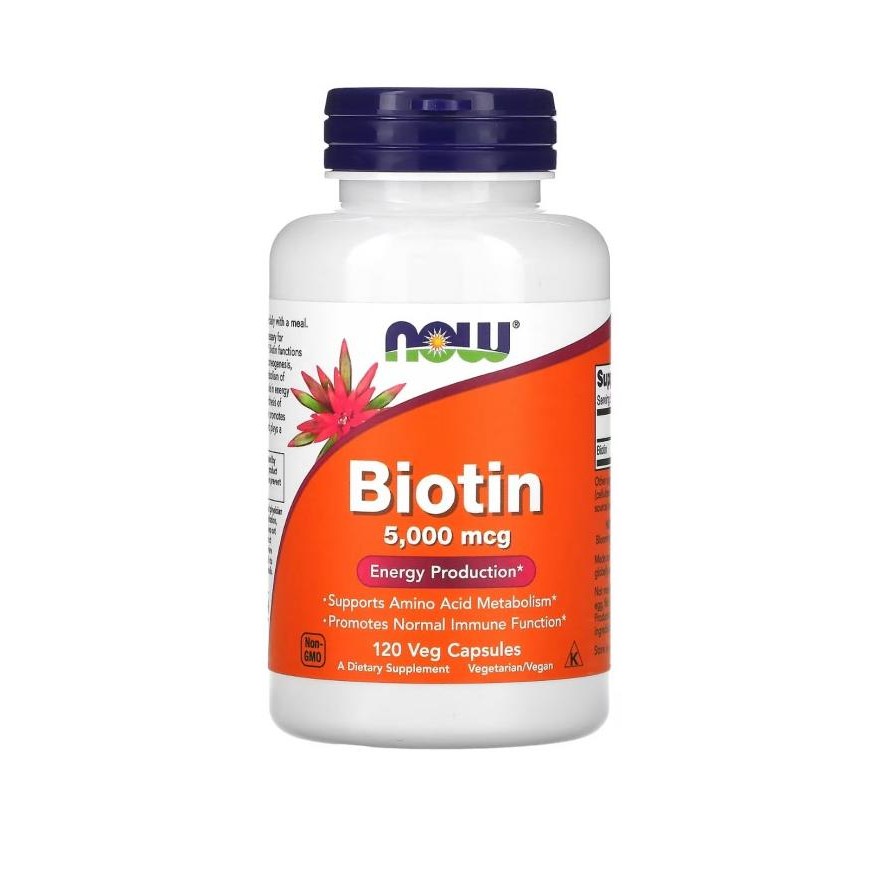

Now Foods Biotin 5000 Mcg 120 Veg Capsules