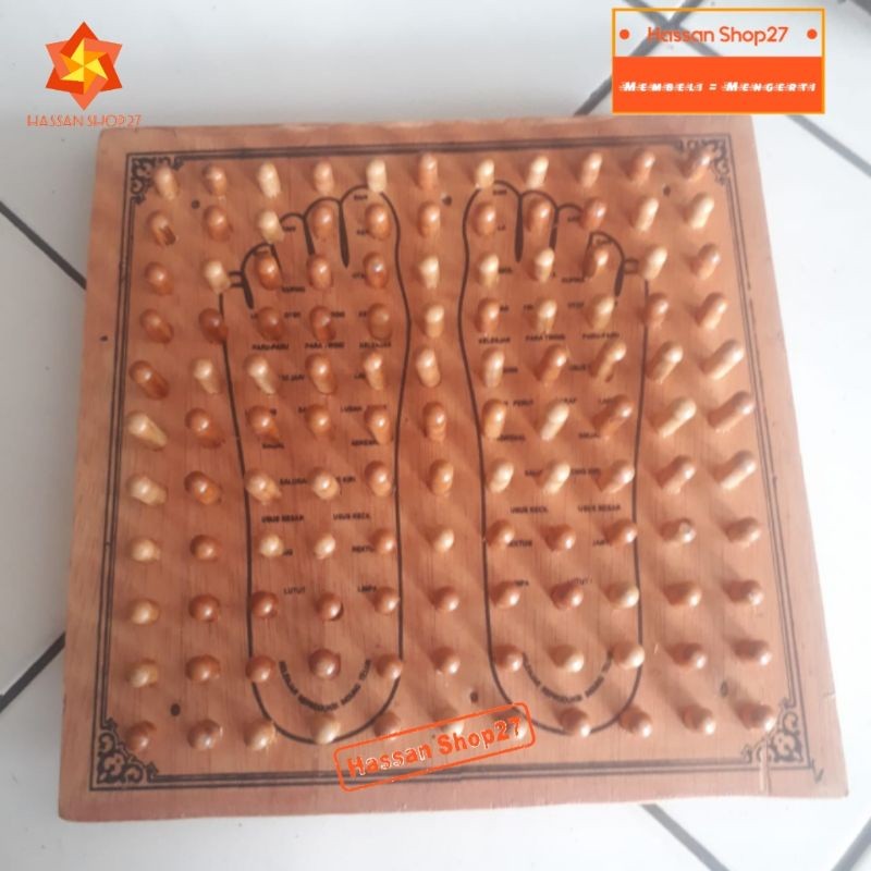 ALAT REFLEKSI KAKI BAHAN KAYU BERKUALITAS / PAPAN KAYU ALAT REFLEKSI TERAPI KESEHATAN KAKI