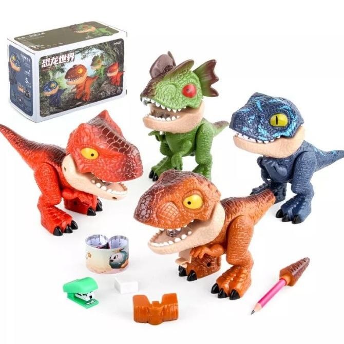 

TERBARU - Dinosaur Stationery 5in1 Serutan Dino Rautan Dino