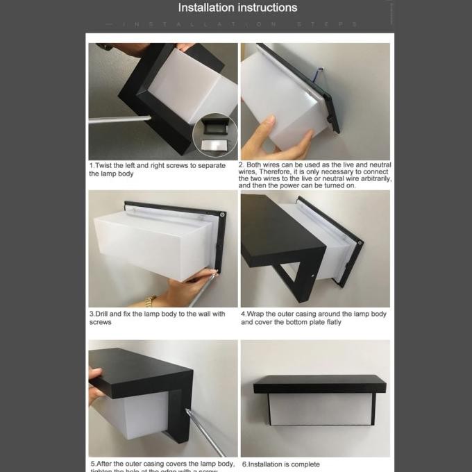 LAMPU DINDING LED TERAS / LAMPU DINDING MINIMALIS 20W LAMPU HIAS LED