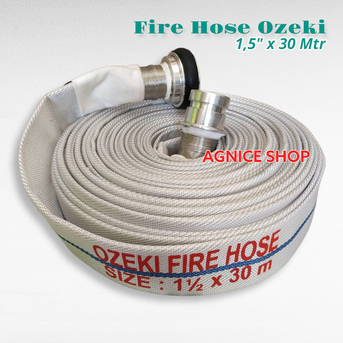 Promo Fire Hose Kanvas Selang Pemadam Ozeki 1.5 Inchx30 Mtr Coup Machino