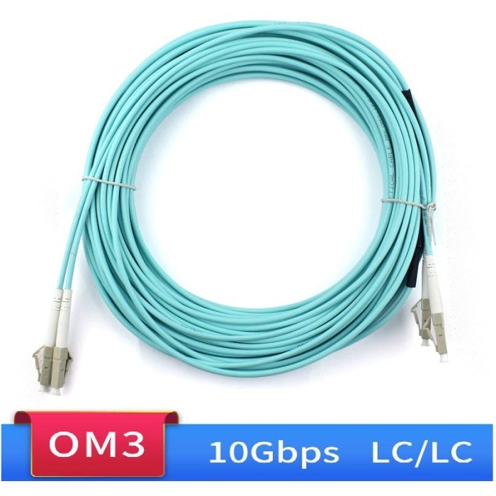 Patchcord Fiber Optic LC-LC / LC LC OM3 Duplex MM 50/125um 50 meter