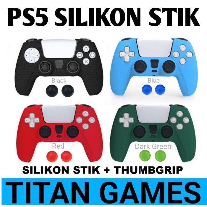 TERBARU Silikon Stik PS5 Dualsense Stik Silikon PS5 BISA GOSEND