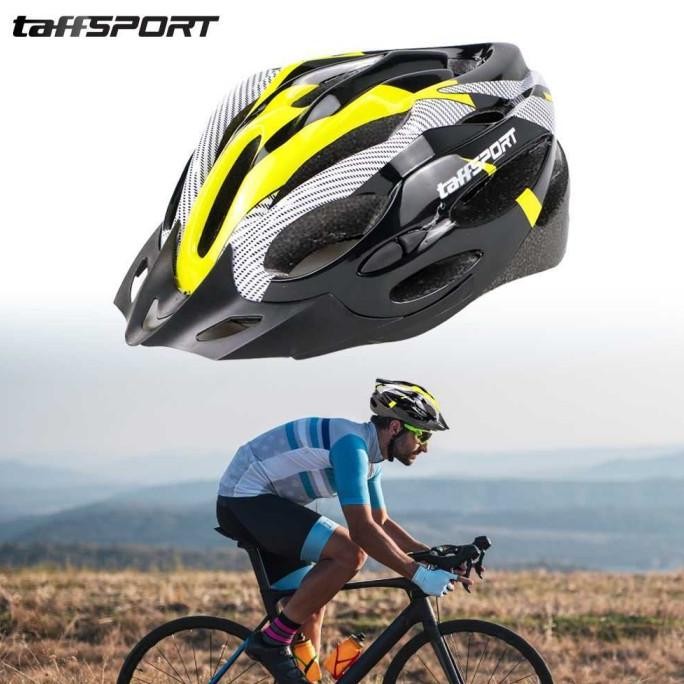 

TERSEDIA TAFFSPORT X10 HELM HELMET SEPEDA WITH EPS FOAM ULTRAWEIGHT