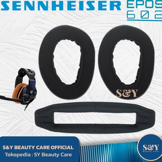 

TERSEDIA EARPAD SENNHEISER EPOS GSP602 GSP 602 EAR PAD CUP CUSHION BUSA FOAM