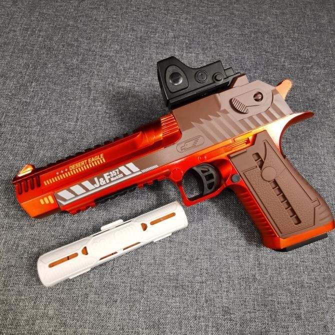 

TERSEDIA DEEAGLE ELECTRIC FOAM DISK BLASTER EVABULLET NOT WATER GEL BLASTER WGB