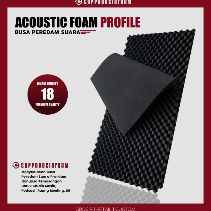 

TERSEDIA BUSA PEREDAM SUARA MOTIF TELUR EGG FOAM ACOUSTIK 200X100X5