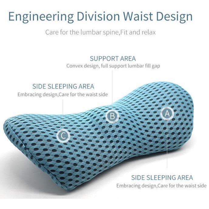 

TERSEDIA RABAN BANTAL LUMBAR MEMORY FOAM POSTUR PINGGANG PINGGUL PUNGGUNG LEHER