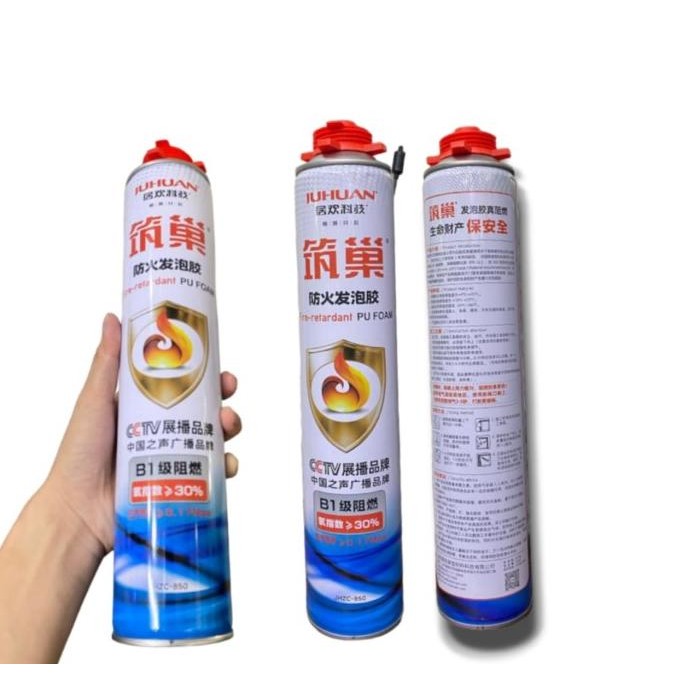 

TERSEDIA EXPANDING SPRAY FOAM GREY GLASS PU SEALANT PENUTUP LOBANG ANTI API