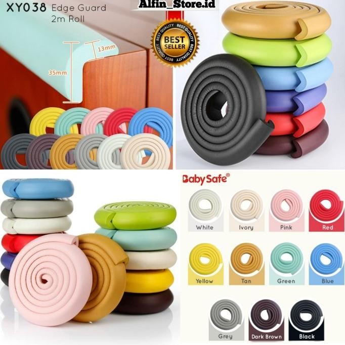 

TERSEDIA BABY SAFE XY038 [200CM] FOAM EDGE GUARD - STRIP PELINDUNG SUDUT MEJA -