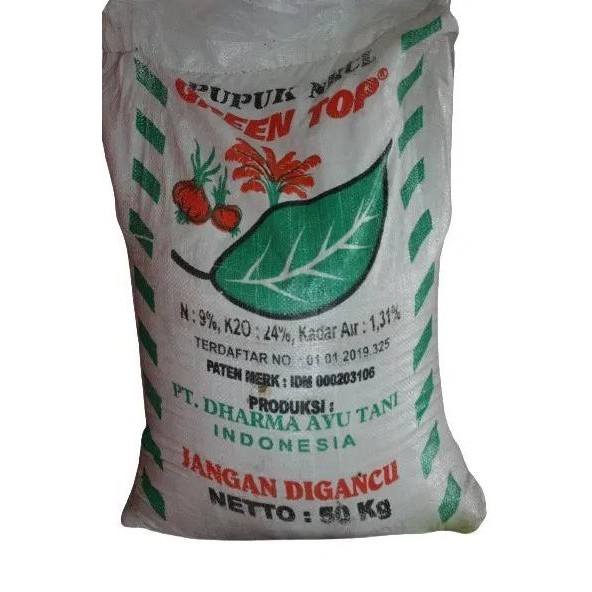 Pupuk NKCL Pupuk Kcl Green Top 50Kg Produk Original Pabrik