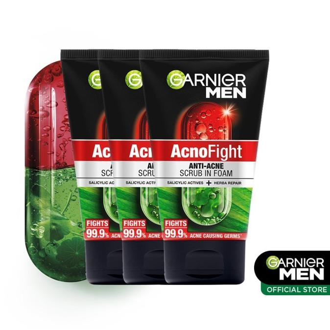

TERSEDIA GARNIER MEN ACNO FIGHT 12 IN 1 FOAM 100ML PACK OF 3