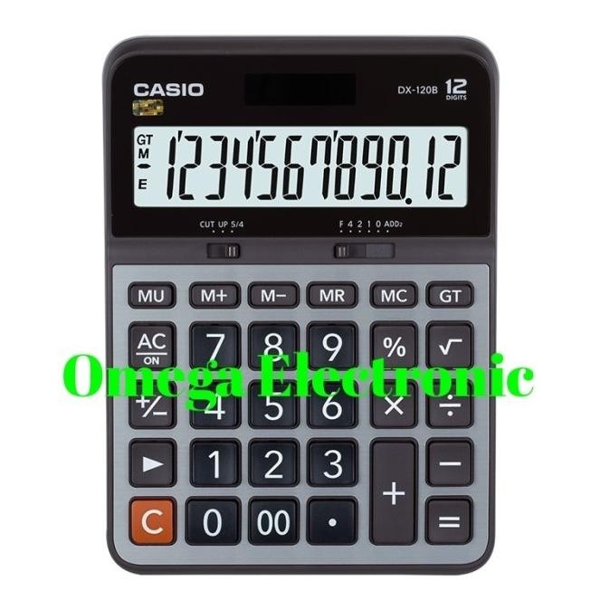 

TERBARU - Casio DX 120B - Calculator Desktop Kalkulator Kantor Office DX-120B
