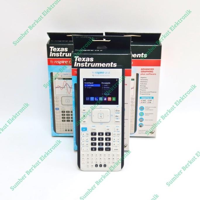 

NEW Texas Instruments TI-Nspire CX II Graphing Calculator Sekolah Kuliah