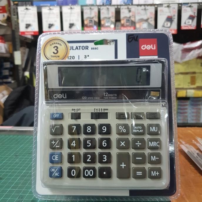 

Deli Kalkulator DL-868 12 digits