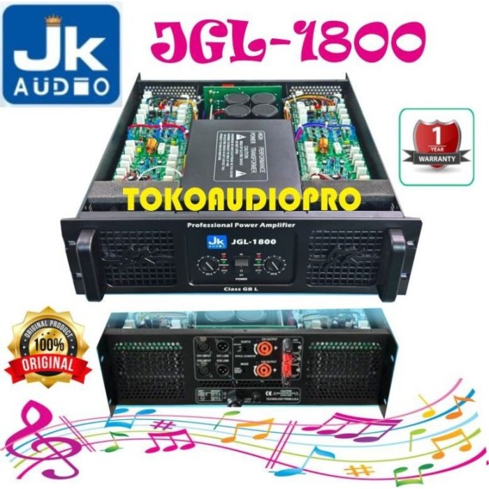 power gb class JG1800 Power JK Coustic JG-1800 Power Amplifiier