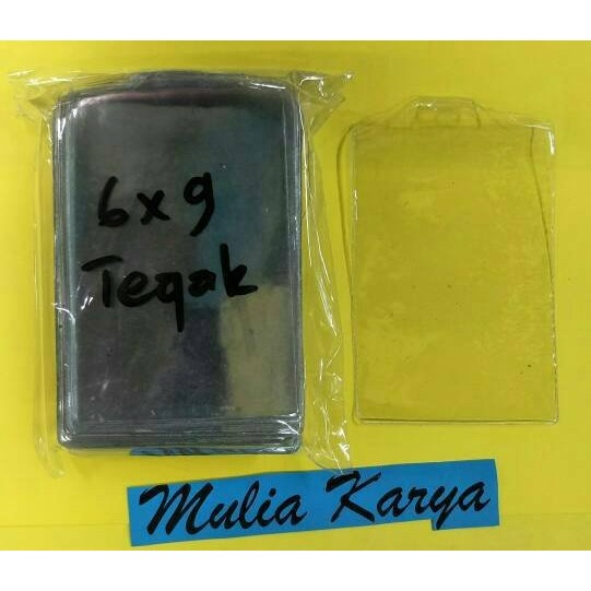 

Terlaris Plastik Name Tag Tebal 012 Mc 6 X 9 Tegak Id Card Pengenal Mika New