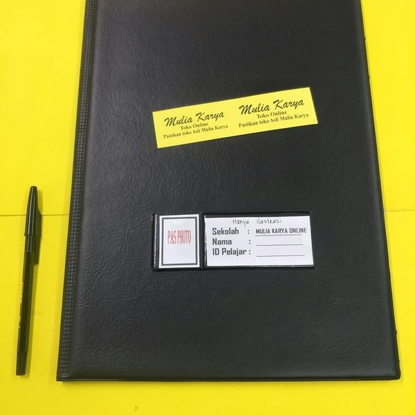 

Terlaris Clear Holder 20 Cover Tebal Motif Kulit Document Sampul Rapor Raport New