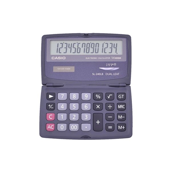 

Terlaris Kalkulator Casio Sl 240 Lb Original - 14 Digit - Kalkulator Lipat - Large Display - 2 Power