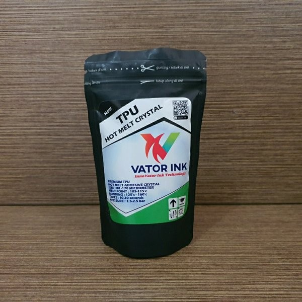 

Terlaris Vator Hot Melt Tpu Premium Crystal Adhesive 1000Gr Strong Bond Dtf New