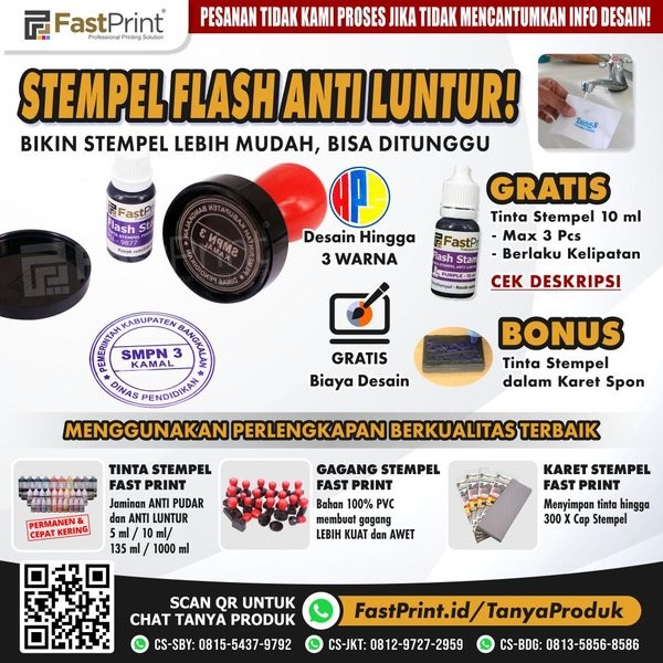 

Terlaris Jasa Buat Stempel Flash Warna Murah Cepat Gratis Desain Kotak New
