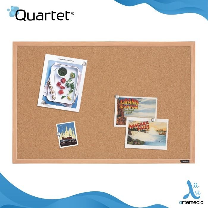 

Quartet Buletin Board - Papan Oak Cork Oakframe 17X23 Inch