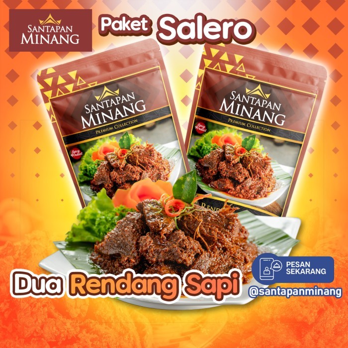 

Paket Salero Dua Rendang Daging Sapi Asli Santapan Minang STOK TERBATAS