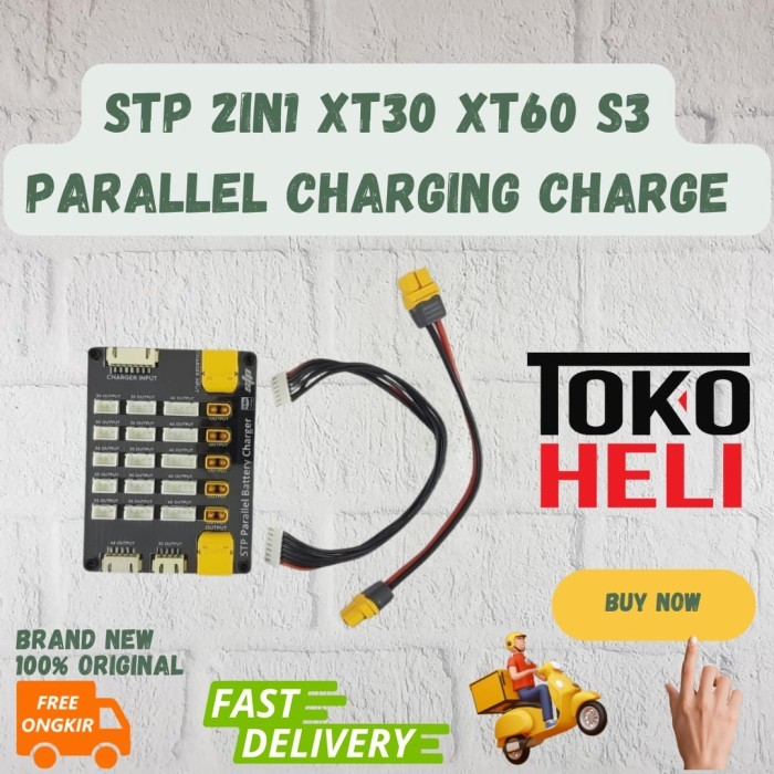 TERBARU STP 2in1 XT30 XT60 S3 Parallel Charging Charge 2-4S Lipo Board PROMO