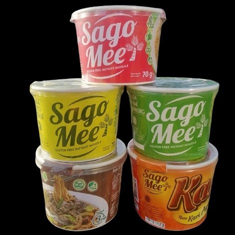 

TERBARU! SAGO MEE PAKET 5 CUP KOMPLIT (BISA PILIH VARIAN) SAGOMEE MIE INSTAN