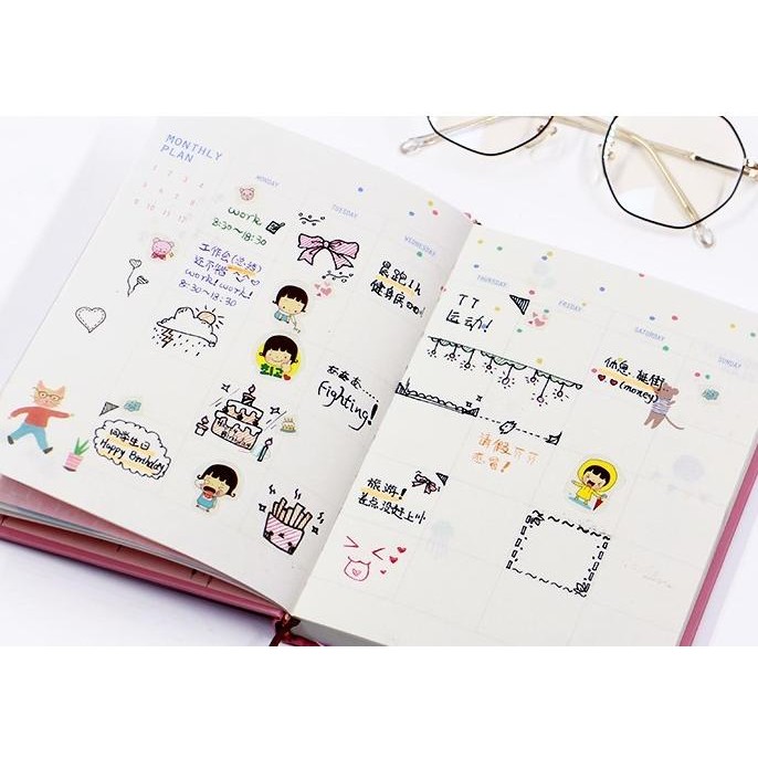

BUKU DIARY 365 DAYS EVERYDAY PLANNER PREMIUM JURNAL AGENDA FREE KIT