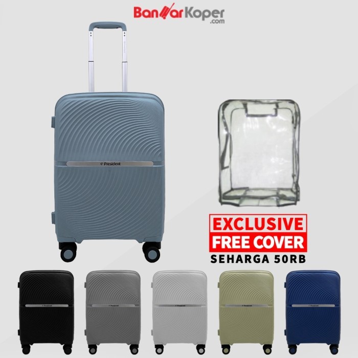 Tas Koper President 1918 Koper 24 Inch Hardcase Anti Pecah Asli