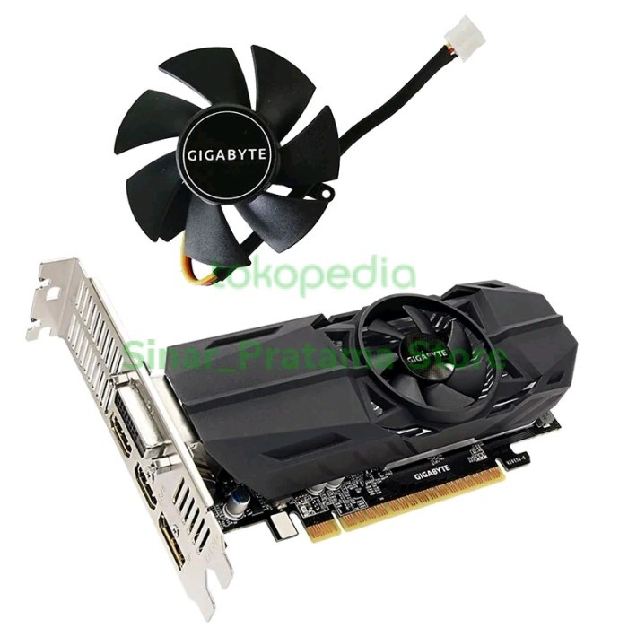 fan vga Gigabyte GTX 1050 1050 ti 1030 47mm 3pin Low Profile