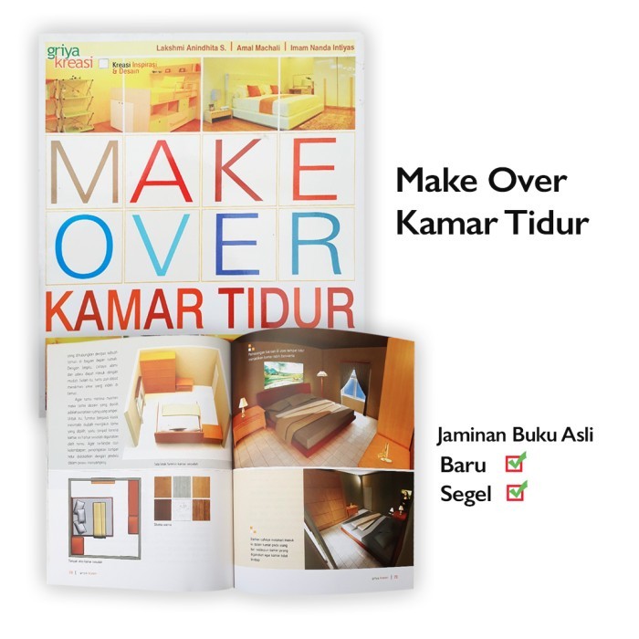 

HOT SALE! Buku Desain Make Over Kamar Tidur Lakshmi Anindhita S