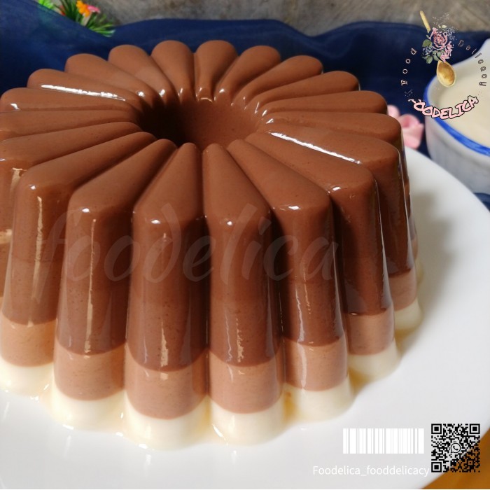 

Puding dengan vla vanila