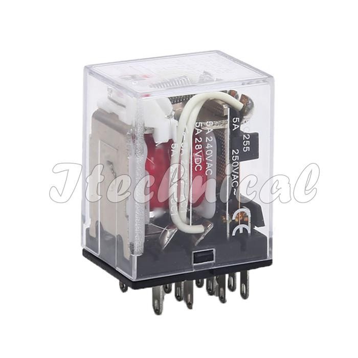 RELAY MY4 12V OMRON / RELAY MY4N 24V OMRON / RELAY MY4-N 220V 14 PIN Import Premium