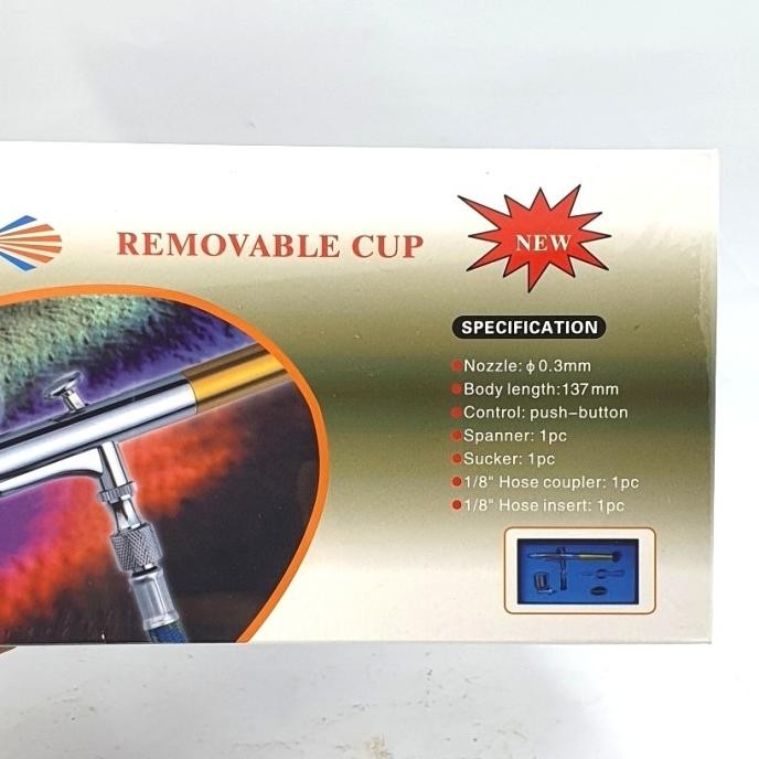 

Promo Air Brush Kit / Set Cat Lukis - Pen Brush 7 CC SPOT K-330C COD