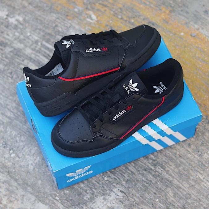 Jual Adidas Continental 80 Og Black Scarlet Red Original Casuals Bnib Resmi