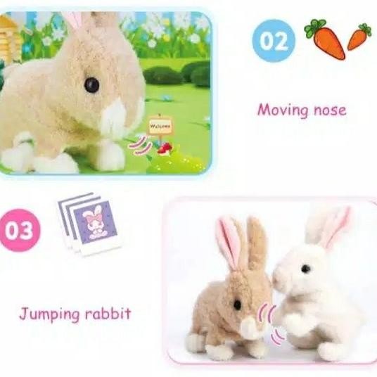 Mainan Edukasi Anak Pet Alive Boneka Kelinci bisa jalan [terbaik]