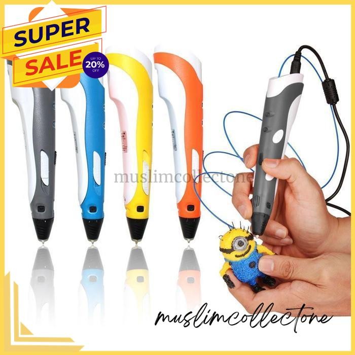 

PULPEN 3D STEREOSCOPIC PRINTING MAGIC DRAWING 3 FILAMENT DIJAMIN GRATIS ONGKIR