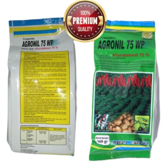 Agronil 500Gr Fungisida Agronil 75 Wp 500 Gram Fungisida Kontak Produk