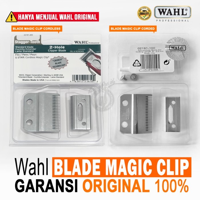 Best Seller Wahl Blade Magic Clip Cordless Original Mata Pisau Wahl Magic Clip