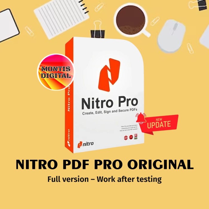 DVD Nitro PDF Pro 14 ORIGINAL / NITRO PDF 13 FULL