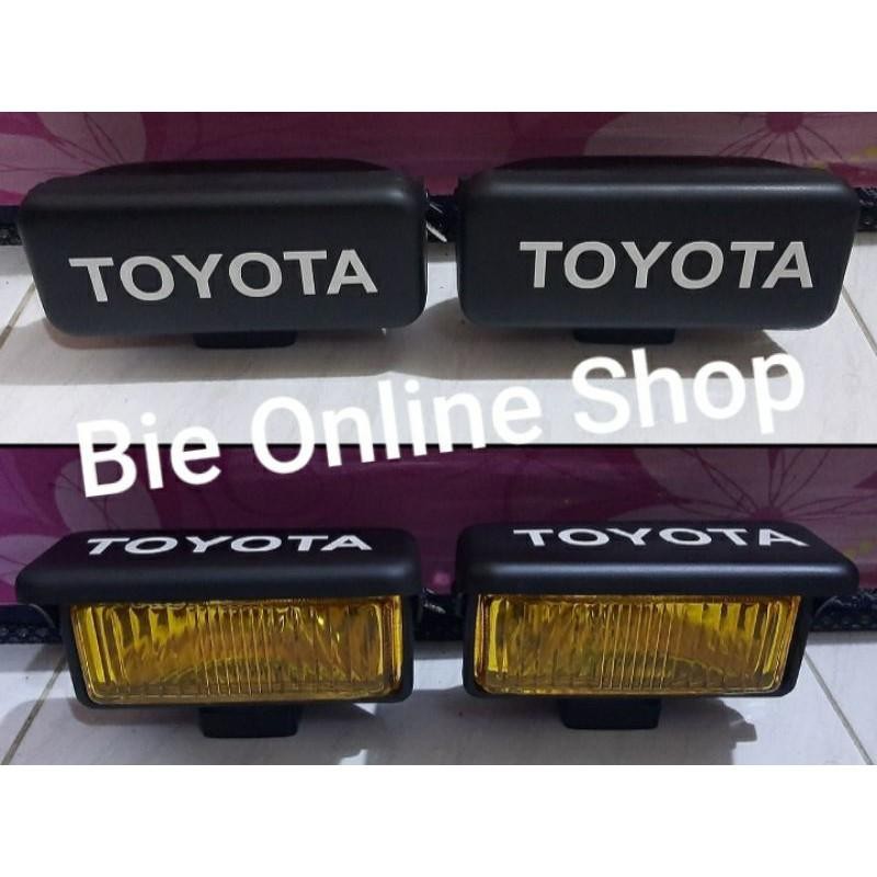 Lampu Foglamp Fog Lamp Kotak Kuning Topi Toyota
