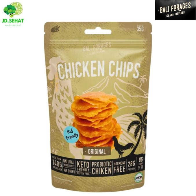 

READY STOCK CHICKEN CHIPS BALI FORAGES KERIPIK DAGING AYAM ORIGINAL AIR DRIED !!!!!