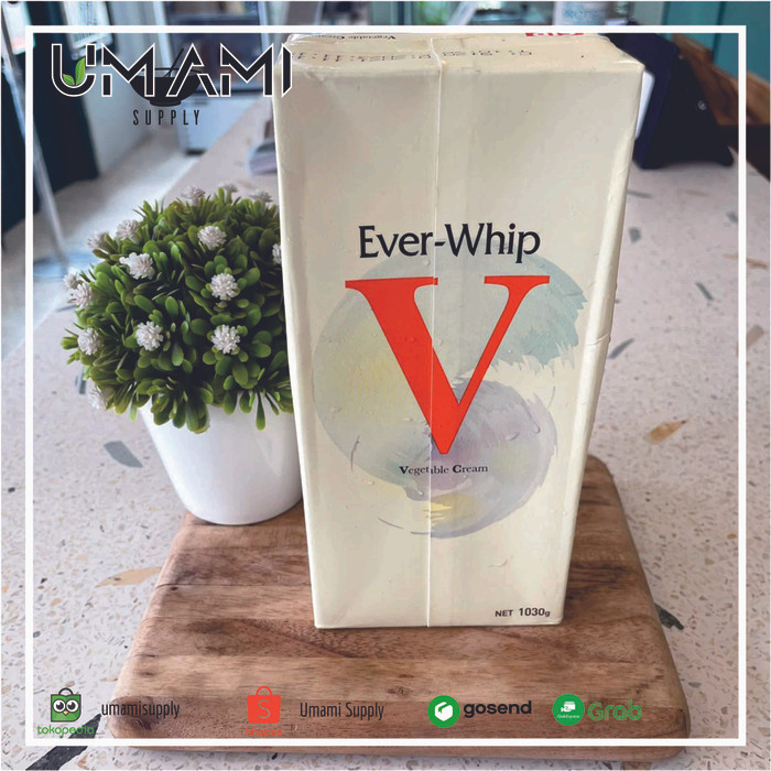 

EKSLUSIF Ever Whip - V - Whipping Cream Non Dairy 1ltr Kode 252