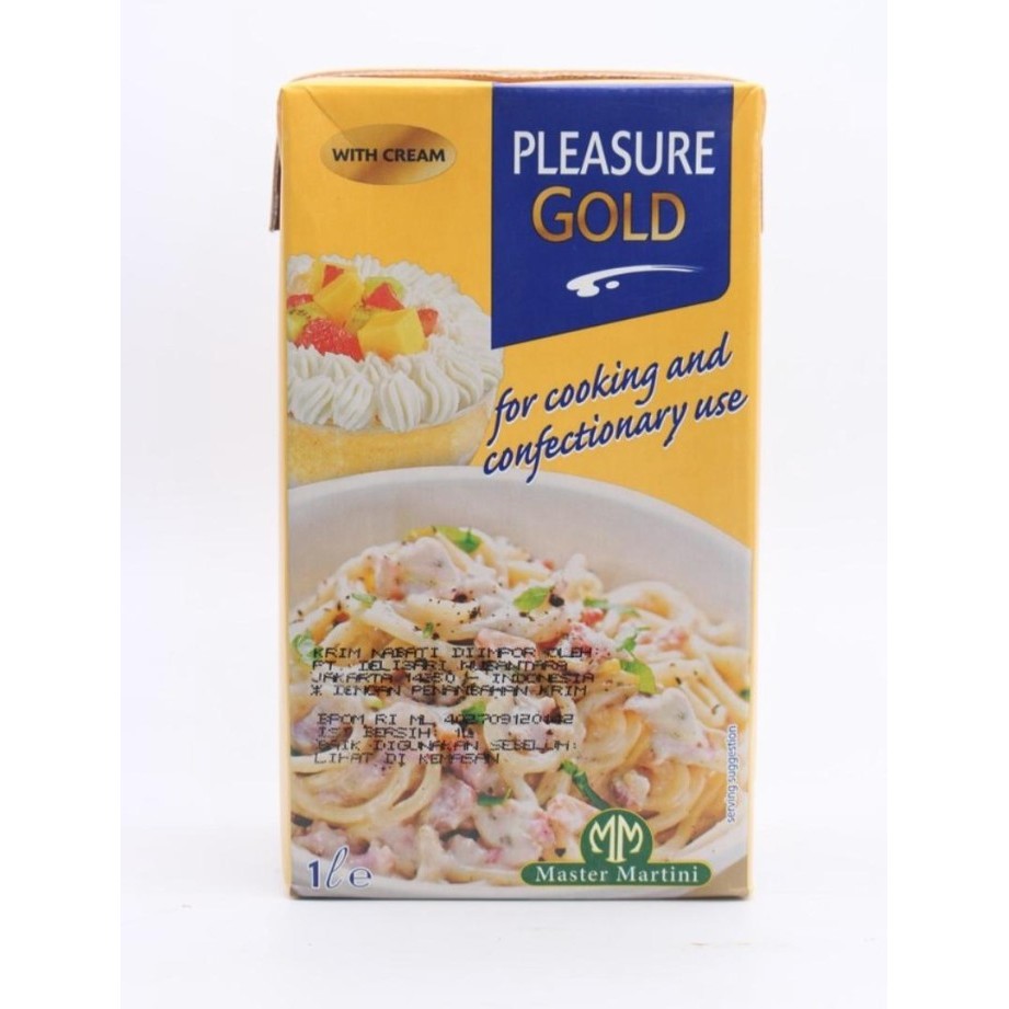 

BERMUTU Master Gourmet GOLD Cooking Whipping Cream 1Liter - Gosend/Grab Kode 1329