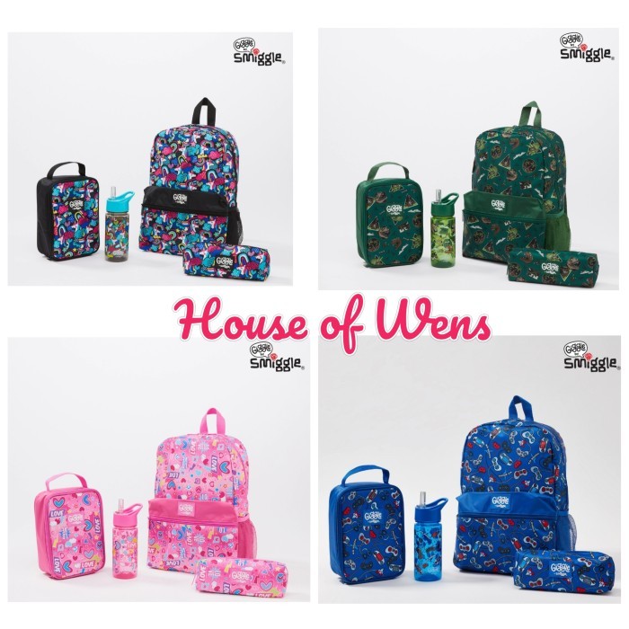 TERBARU SMIGGLE GIGGLE BY SMIGGLE SET ORIGINAL - PAKET TAS SMIGGLE