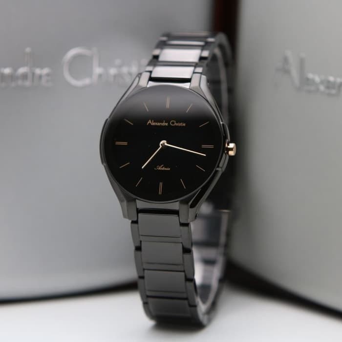 Alexandre Christie Ac 8610 Wanita Full Black Asteria Asli